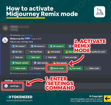 Explained Midjourney Remix Mode Tokenized