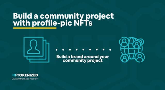 Infographic showing how to earn money with a PFP NFT project