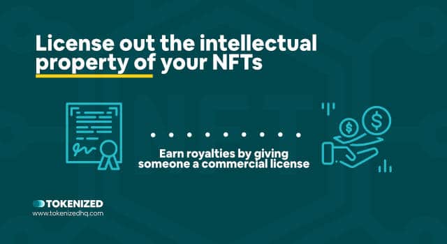 Infographic showing how to earn money licensing intellectual property