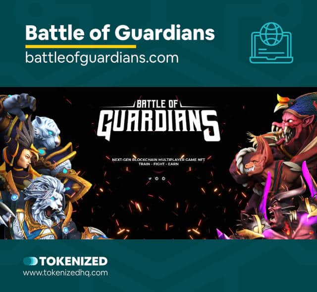 Screenshot of the Battle of Guardians, which is amongst the top 5 NFT games.