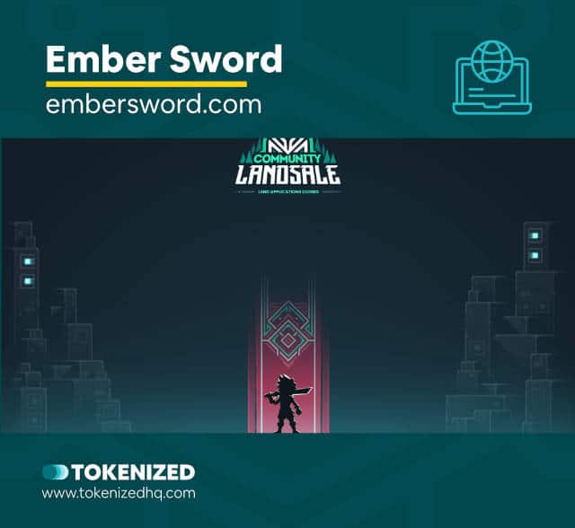 Screenshot of Ember Sword, a highly anticipated upcoming NFT game.