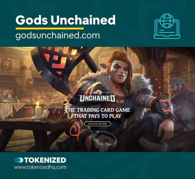 Screenshot of Gods Unchained, which is amongst the top NFT games.