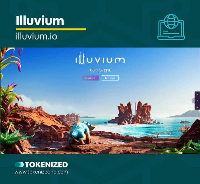 Screenshot of Illuvium, a strongly hyped candidate for the best NFT game in 2022.