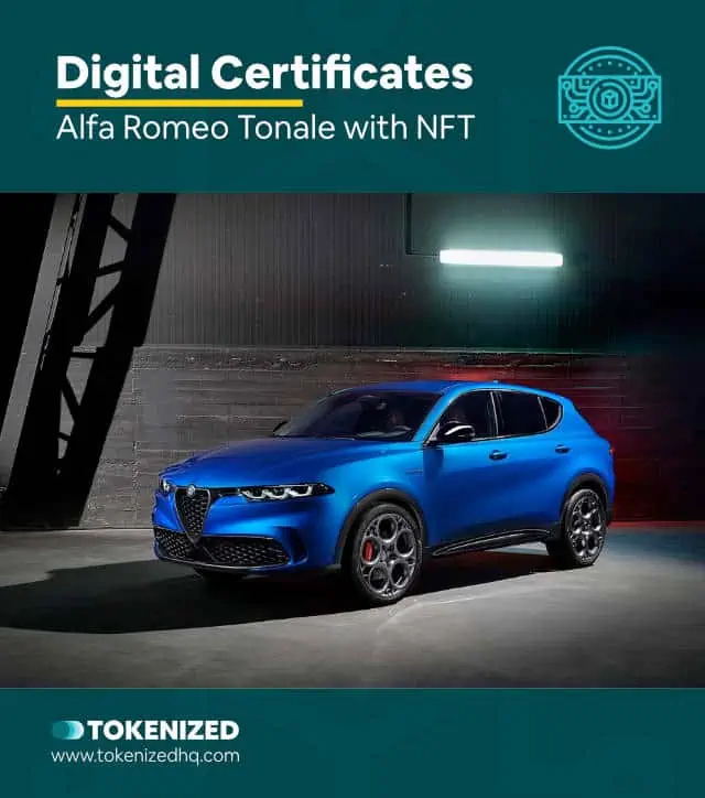 Examples of NFTs used as digital certificates in cars.