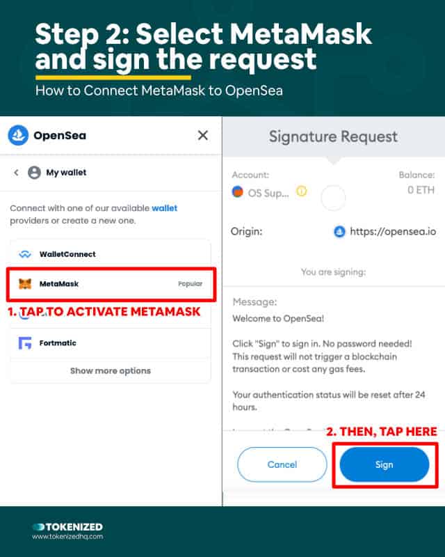 Step-by-Step Guide on How to Connect MetaMask to OpenSea – Step 2