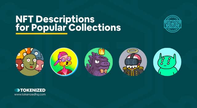 Infographic showing 5 of the most popular NFT collections on OpenSea.