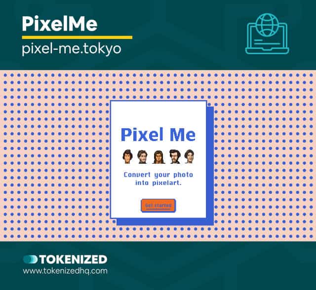 Screenshot of the pixel art tool "PixelMe".