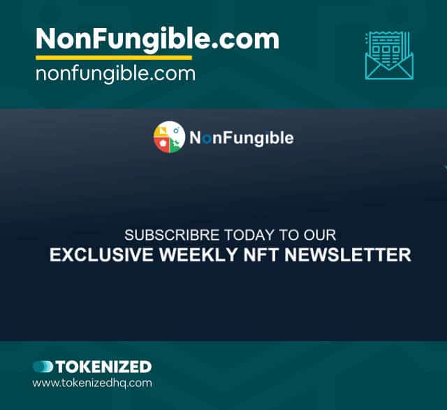 Screenshot of the Newsletter "NonFungible.com" that covers NFTs.