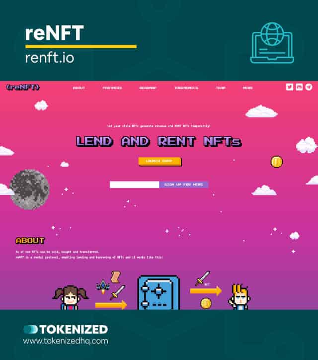 Screenshot of the reNFT Rental Marketplace