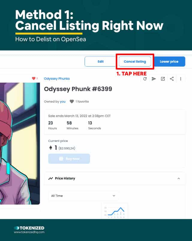 Step-by-Step Guide on How to Delist on OpenSea – Method 1