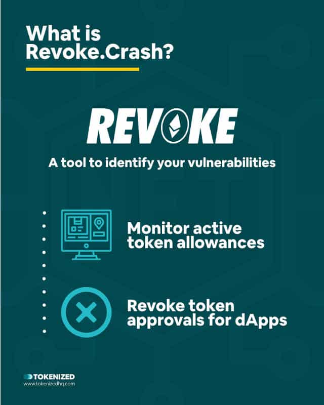 Infographic explaining what Revoke Cash is.