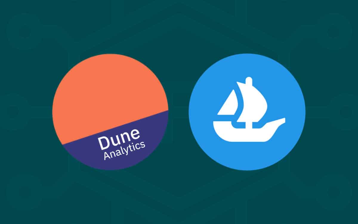 Featured image for the blog post "The Top Dune Analytics OpenSea Dashboards"
