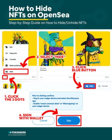 Solved: How To Hide NFT On OpenSea & Unhide Them Too — Tokenized