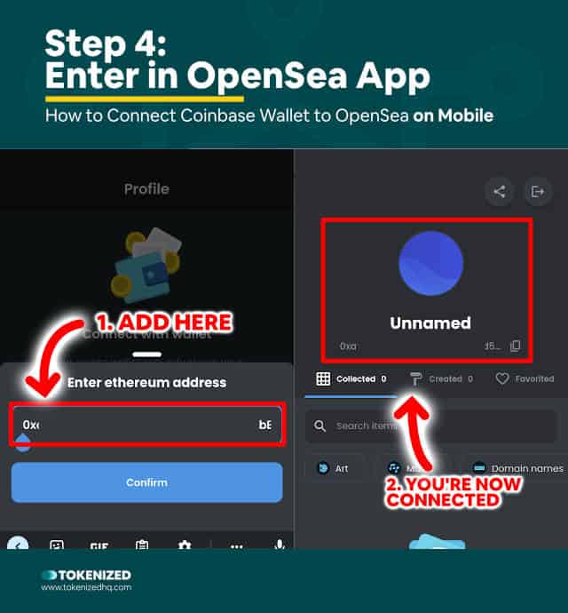 coinbase wallet and opensea