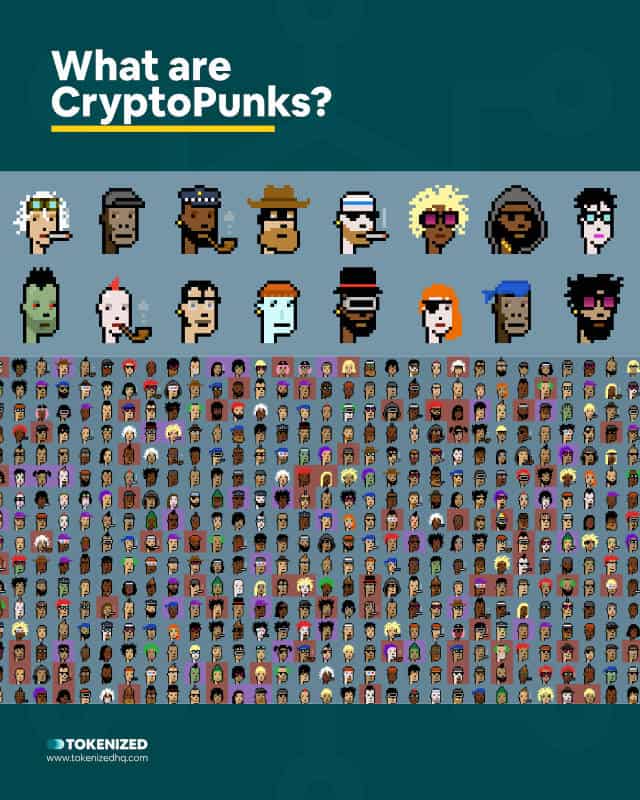 Infographic explaining what CryptoPunks are.
