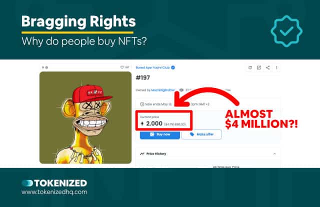 Why do people buy NFTs? Example: Bragging Rights
