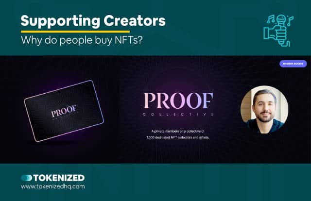 Why do people buy NFTs? Example: Supporting Creators