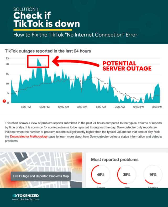 Step-by-step guide how to fix the TikTok No Internet Connection error – Solution 1