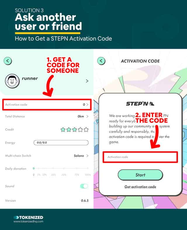 How to Get a STEPN Activation Code – Solution 3: Ask a Friend