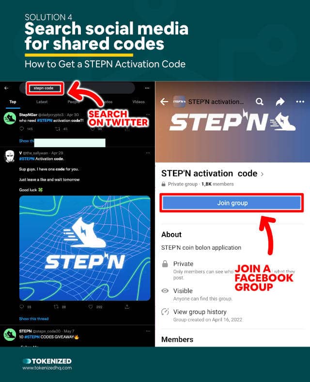 How to Get a STEPN Activation Code – Solution 4: Social Media