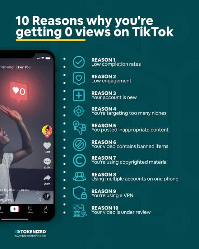 Solved Why You're Getting 0 Views on TikTok in 2023 — Tokenized