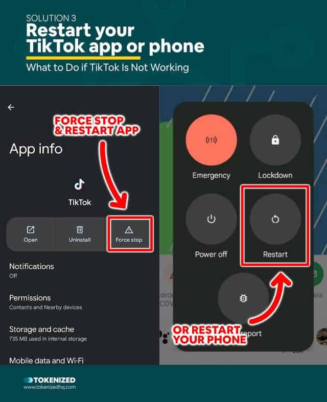 Step-by-step guide what to do it TikTok is not working – Solution 3
