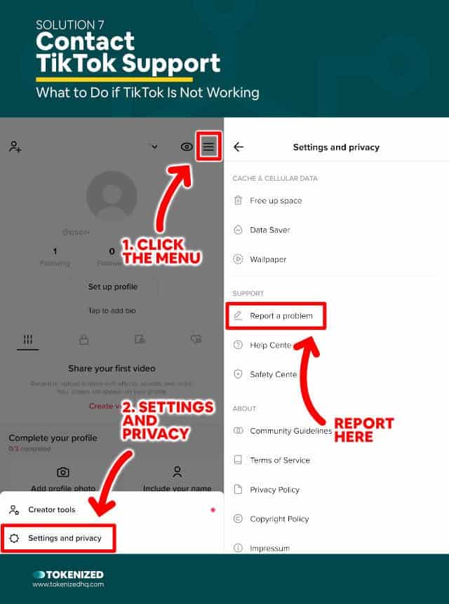 Step-by-step guide what to do it TikTok is not working – Solution 7