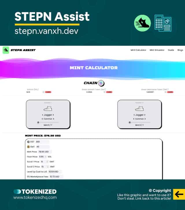 STEPN Wiki - GST, ROI & Gems Simulator to Optimize your Earnings