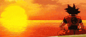 Anime Discord Banner GIF with Goku from Dargon Ball