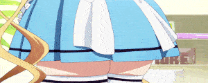 Cheeky animated Discord banner with jiggling anime-thighs.