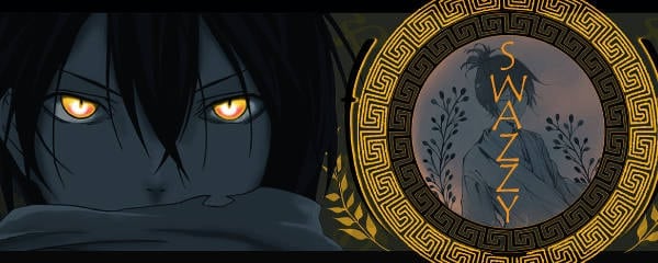 Beautiful Discord Banner Anime Face with Glowing Eyes