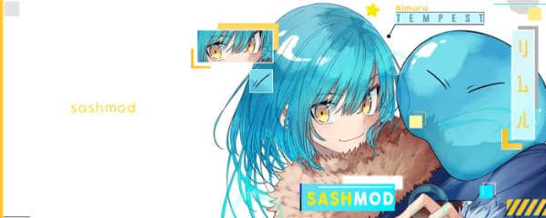 Aesthetic Anime Discord Banner showing Rimuru