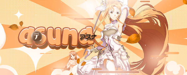Cool Anime Banner for Discord showing Asuna
