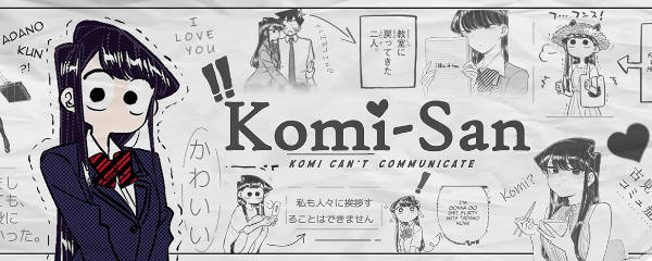 Awesome Discord Anime Banner with Komi-San