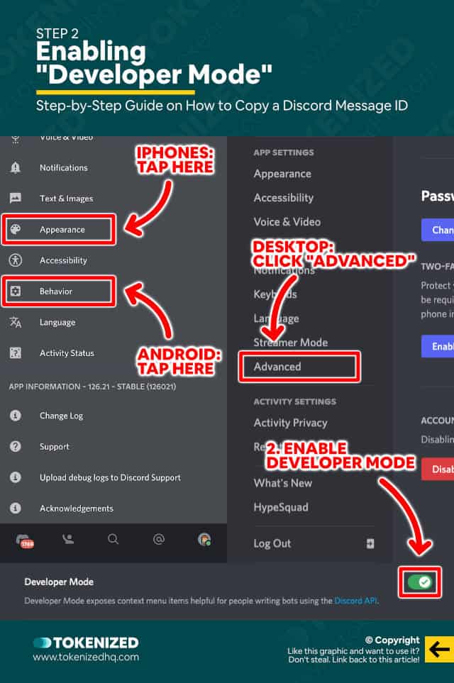 Step-by-step guide on how to copy a Discord message ID – Step 2