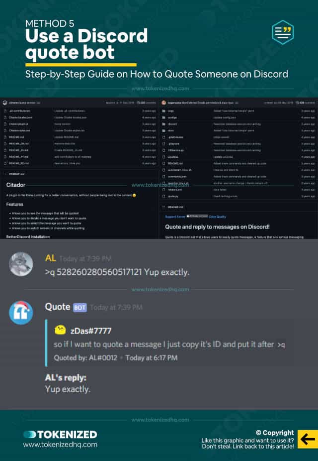 Step-by-step guide on how to quote a message on Discord – Method 5