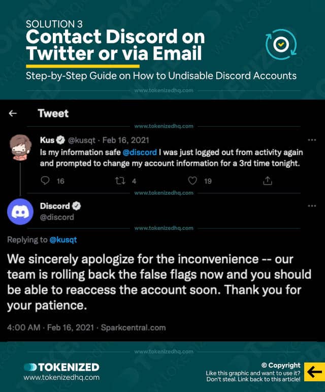 Step-by-step guide on how to undisable Discord accounts – Solution 3