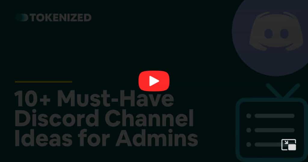10+ Must-Have Discord Channel Ideas for Your Community 5 Video overlay image for the blog post "10+ Must-Have Discord Channel Ideas for Your Server"