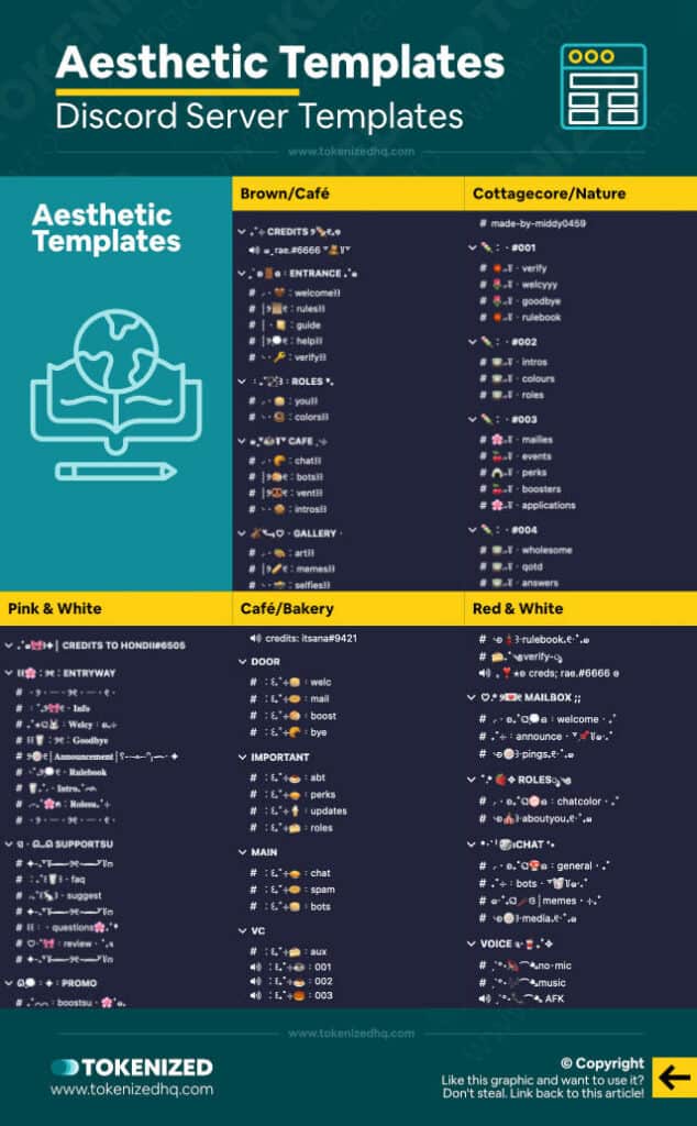 25+ Beautiful Discord Server Templates in 2023 — Tokenized