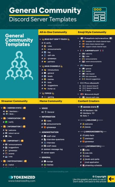 25 Beautiful Discord Server Templates In 2023 — Tokenized 
