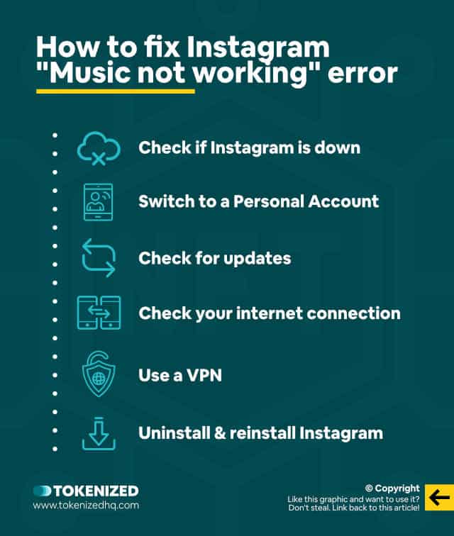 Solved How to Fix "Instagram Music Not Working" Errors — Tokenized