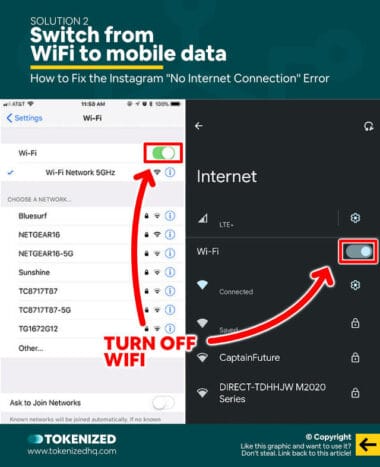 Solved: How to Fix Instagram No Internet Connection Errors — Tokenized