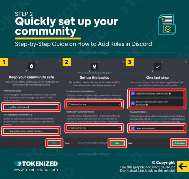 Step-by-step guide on how to add rules in Discord using membership screening – Step 2