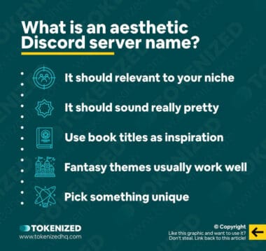 50+ Beautifully Aesthetic Discord Server Names [+ Free PDF] — Tokenized