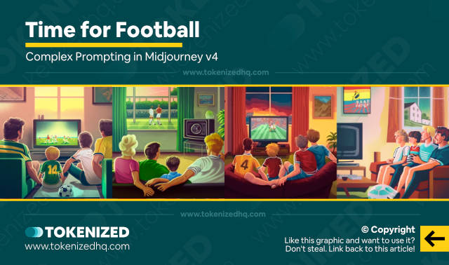 Example of complex prompting in Midjourney version 4 – Time for Football