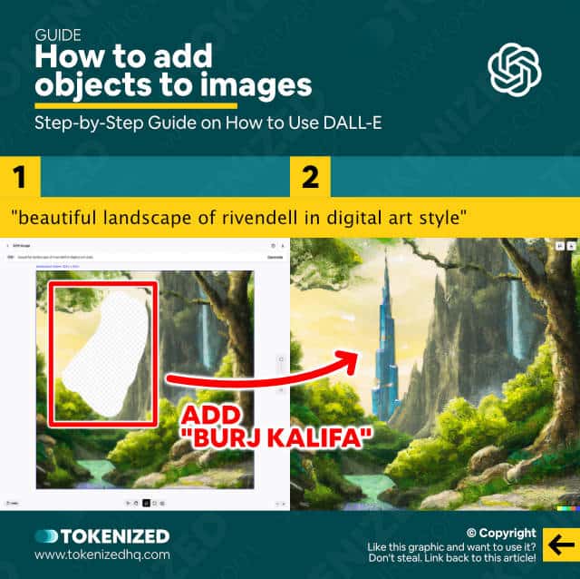 How to use DALL-E: Adding objects to images