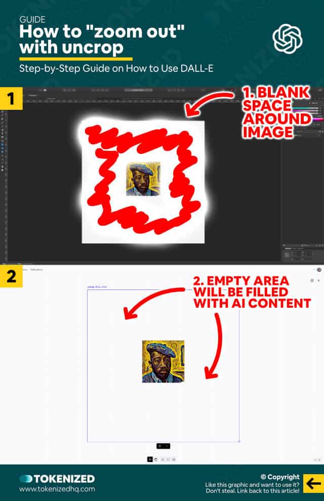 How to use DALL-E: Zooming out with Uncrop