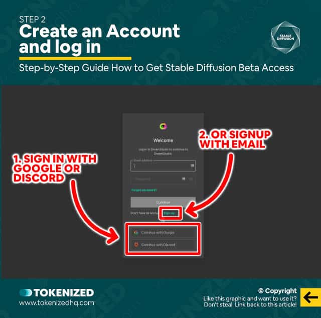 Step-by-step guide on how to get Stable Diffusion beta access – Step 2