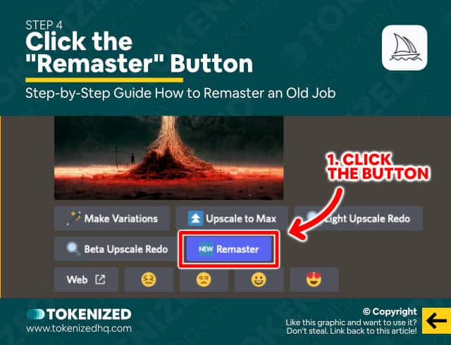 Step-by-step guide on how to remaster an old job in Midjourney – Step 4