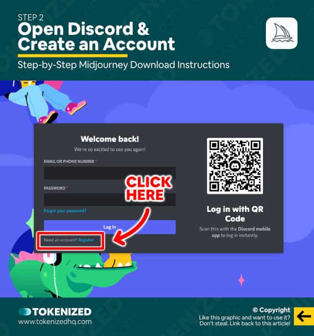 Step-by-step Midjourney download instructions – Step 2